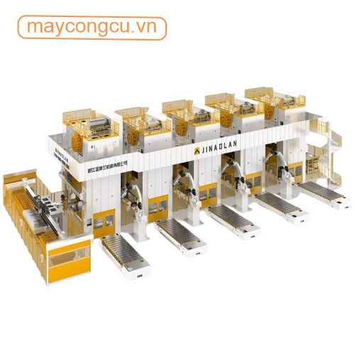 Máy dập T4 MULTIPLE PRESSES AUTOMATION LINE